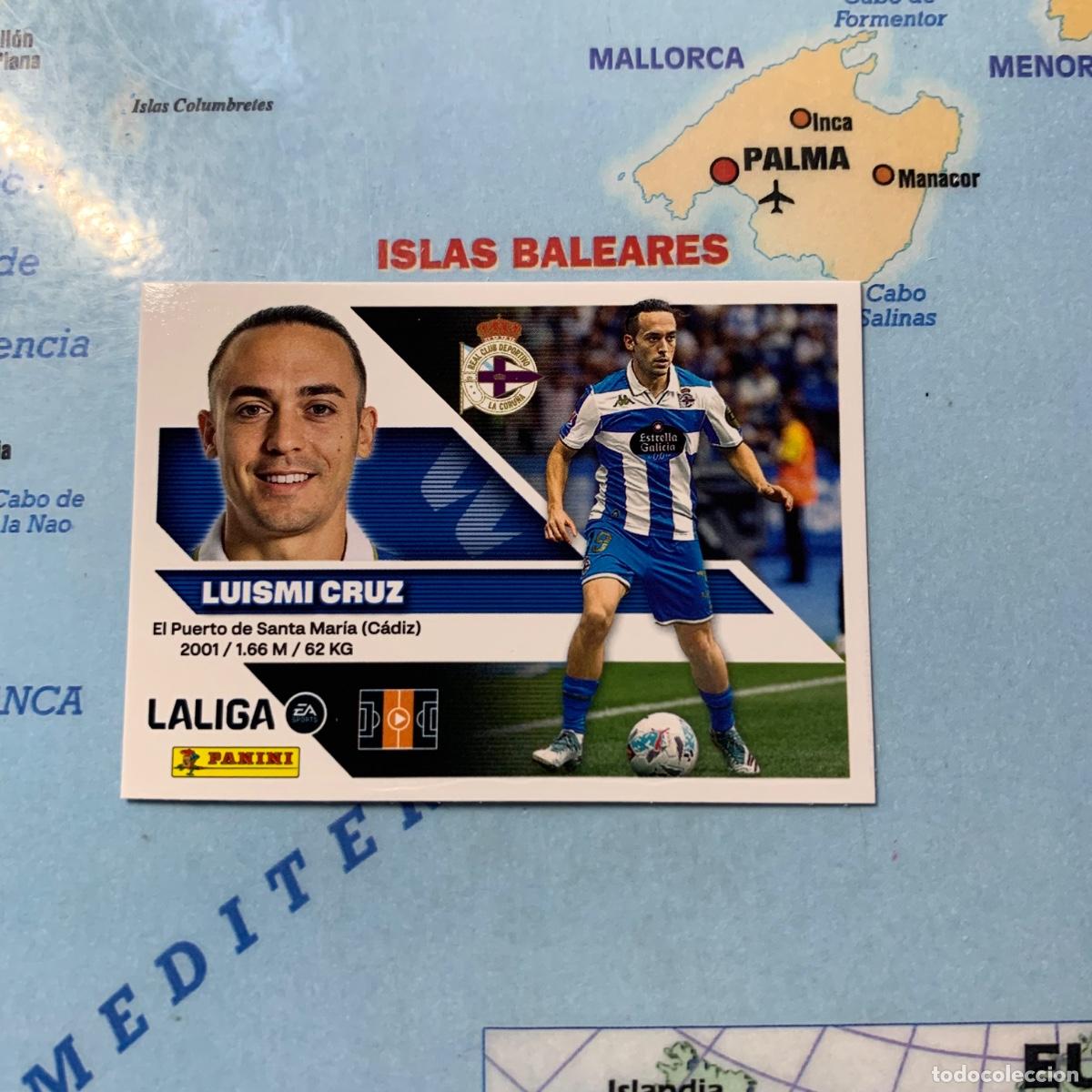 Cromos de f&uacute;tbol: Luismi cruz n&uacute;mero 15 del deportivo de La Coru&ntilde;a cromo de la liga este 26-27 2026-2027