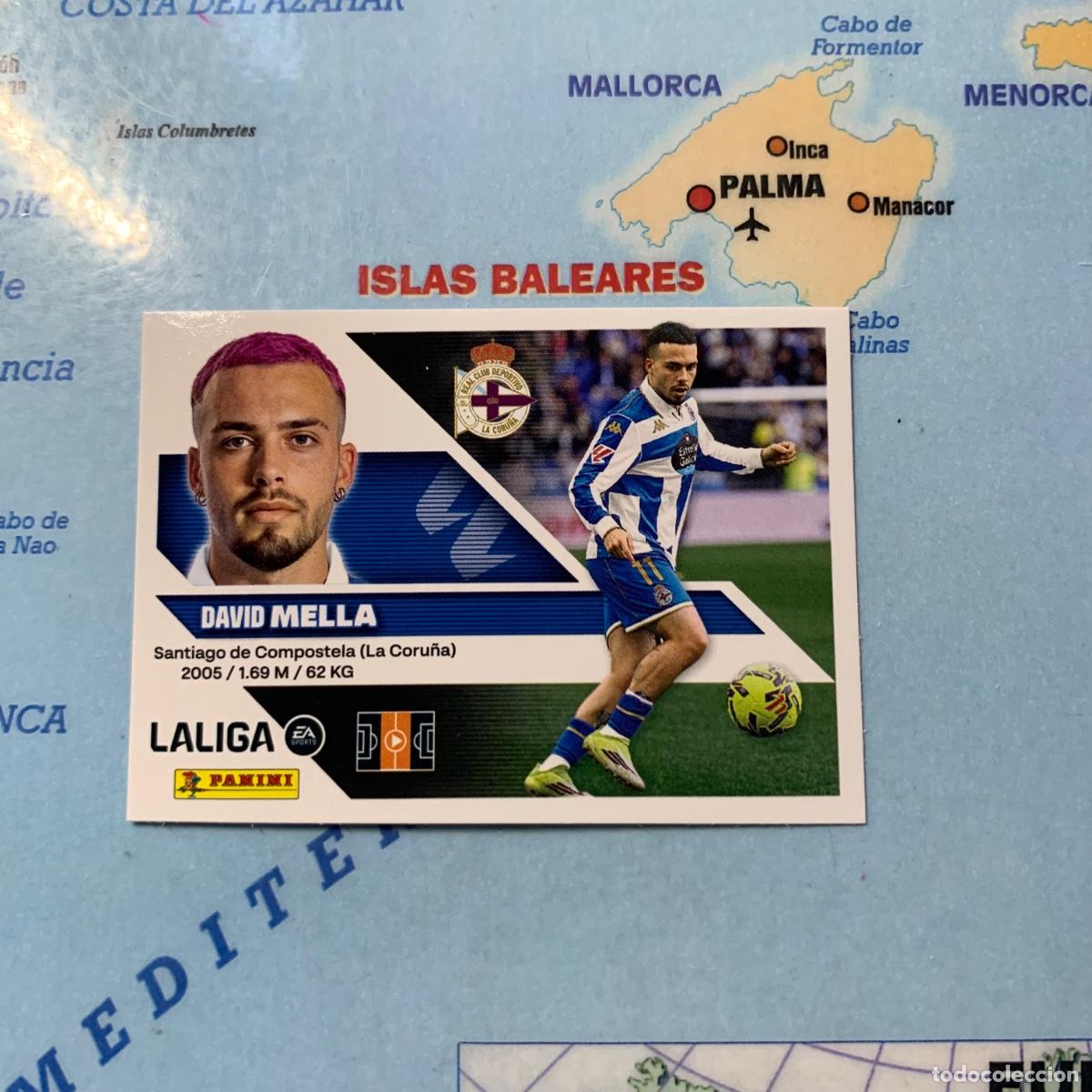 Cromos de f&uacute;tbol: Mella n&uacute;mero 16 del deportivo de La Coru&ntilde;a cromo de la liga este 26-27 2026-2027