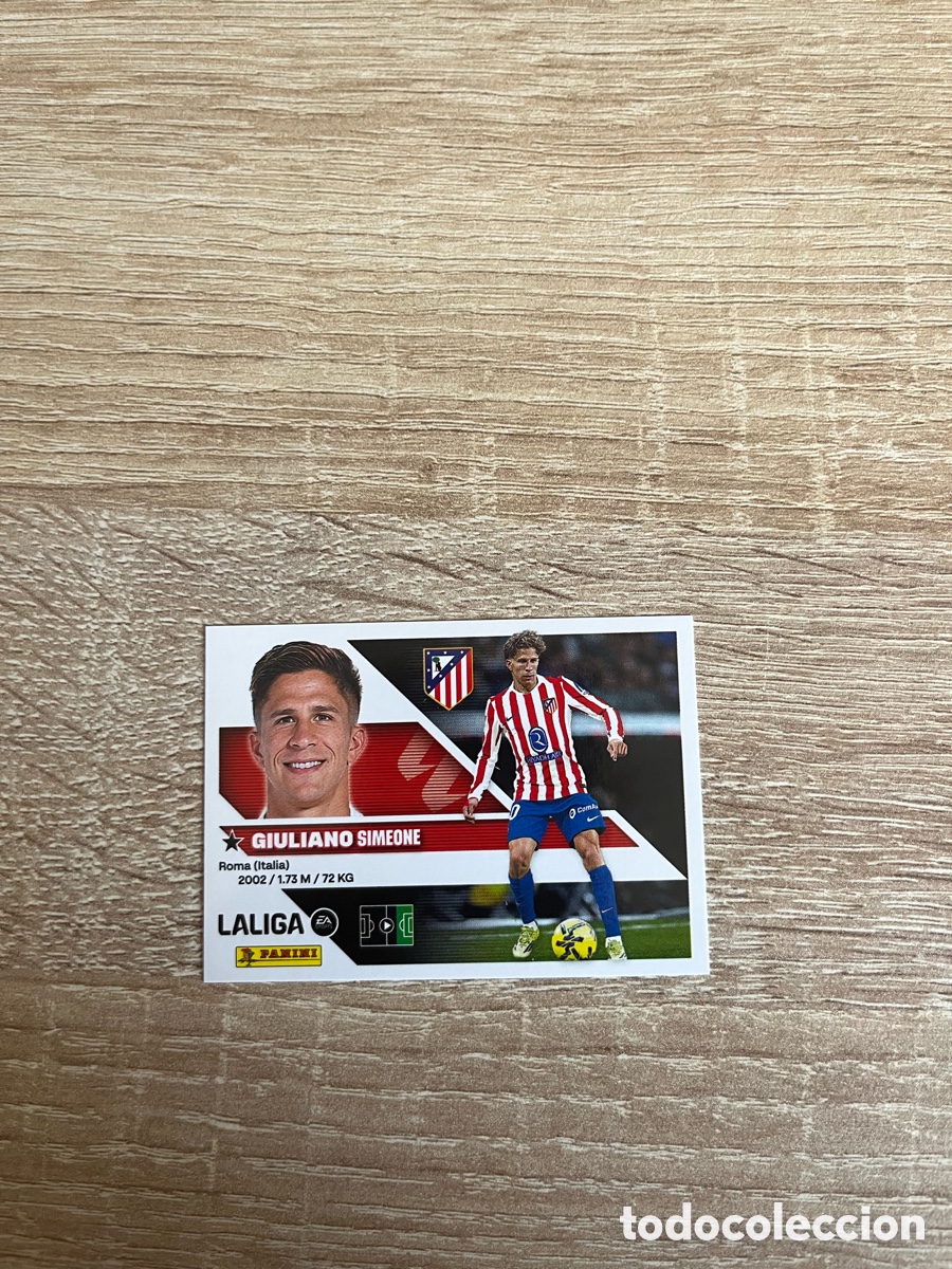 Cromos de f&uacute;tbol: 17 GUILIANO SIMEONE LIGA ESTE EDICIONES ESTE 2026 2027 26 27 ATL&Eacute;TICO DE MADRID