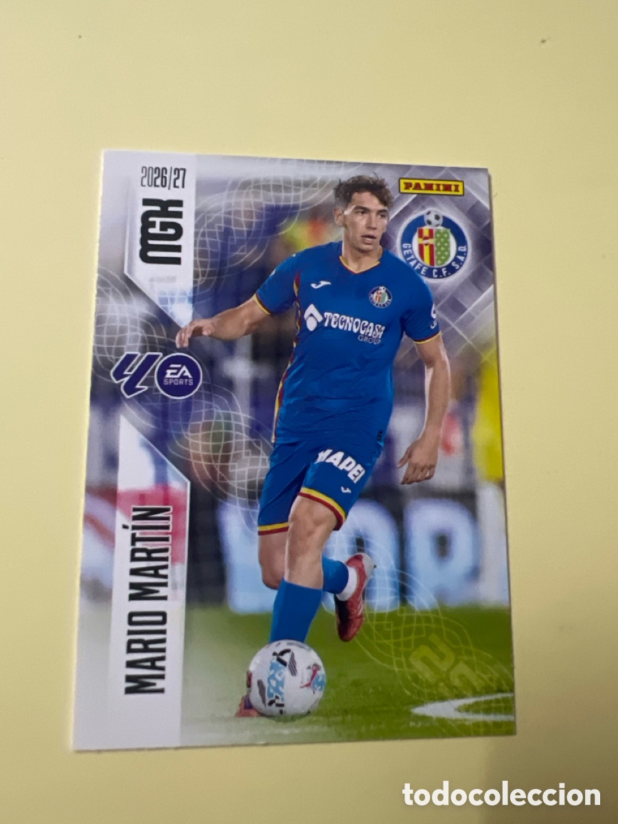 Cromos de f&uacute;tbol: C5349. 190 MARIO MARTIN GETAFE CF FICHAS ALBUM MEGACRACKS 2026 2027 MGK 26 27