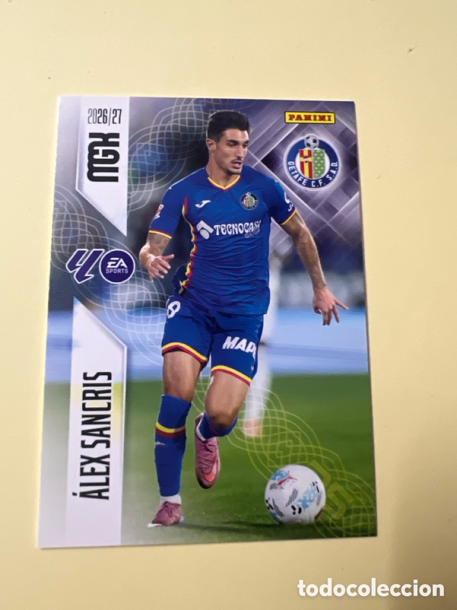 Cromos de f&uacute;tbol: C5351. 198 ALEX SANCRIS GETAFE CF FICHAS ALBUM MEGACRACKS 2026 2027 MGK 26 27