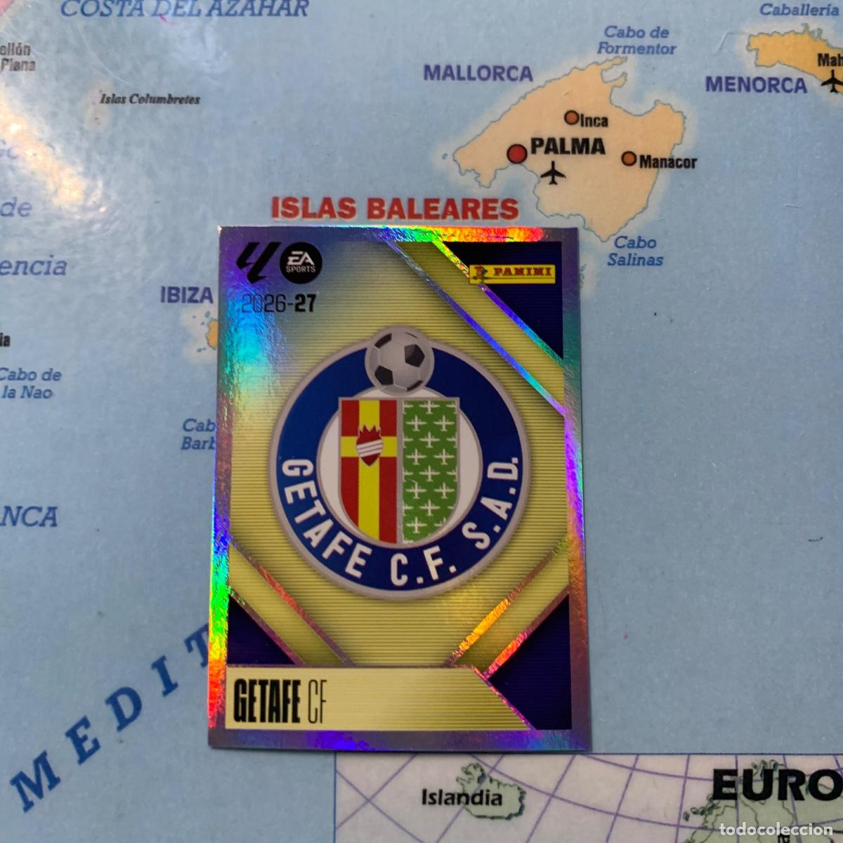 Cromos de f&uacute;tbol: Escudo del Getafe n&uacute;mero 1 cromo liga este 26-27 2026-2027