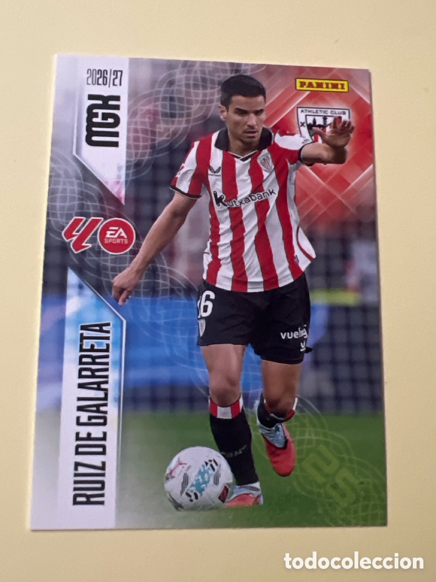 Cromos de f&uacute;tbol: C5352. 45 RUIZ DE GALARRETA ATHLETIC DE BILBAO FICHAS ALBUM MEGACRACKS 2026 2027 MGK 26 27