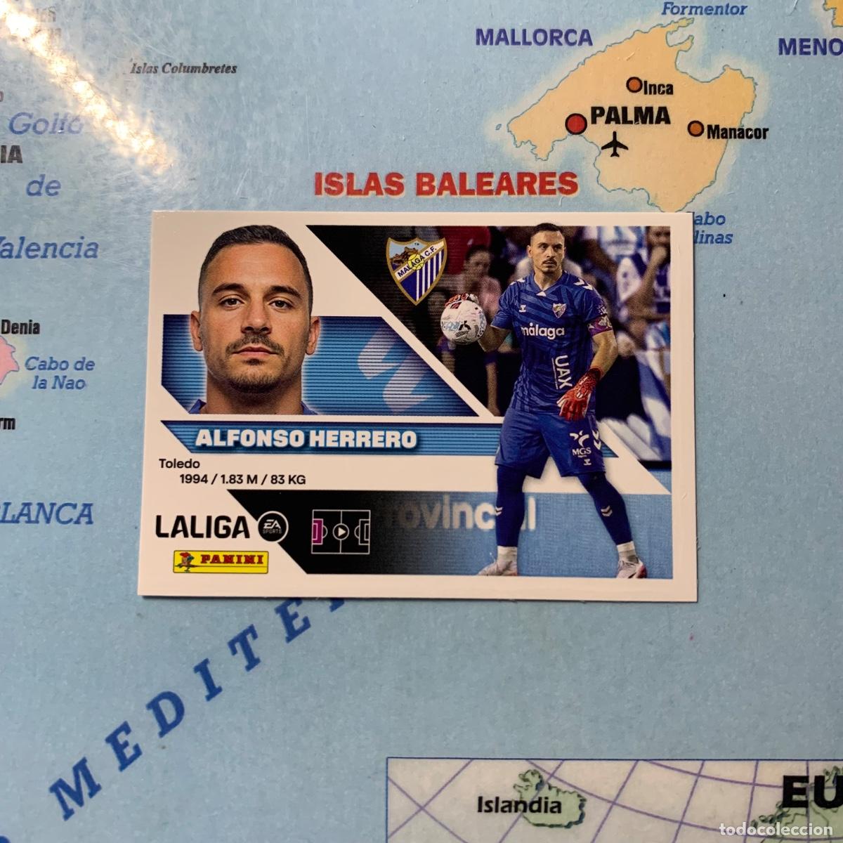 Cromos de f&uacute;tbol: Alfonso Herrero n&uacute;mero 3 del Malaga cromo liga este 26-27 2026-2027