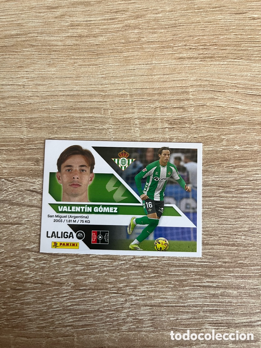 Cartes &agrave; collectionner de Football: 9 VALENT&Iacute;N G&Oacute;MEZ LIGA ESTE EDICIONES ESTE 2026 2027 26 27 REAL BETIS