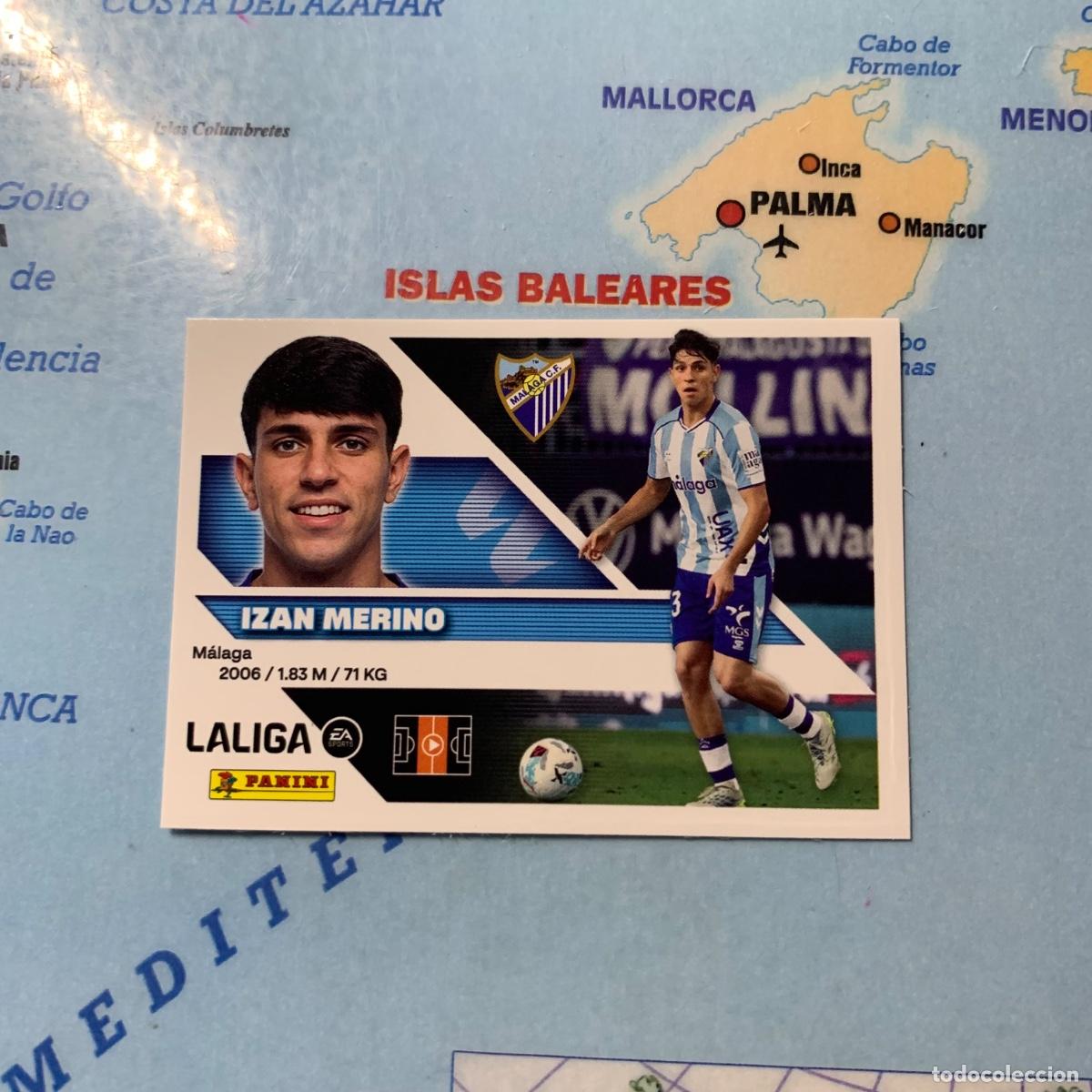 Cartes &agrave; collectionner de Football: Izan Merino n&uacute;mero 11 del Malaga cromo liga este 26-27 2026-2027