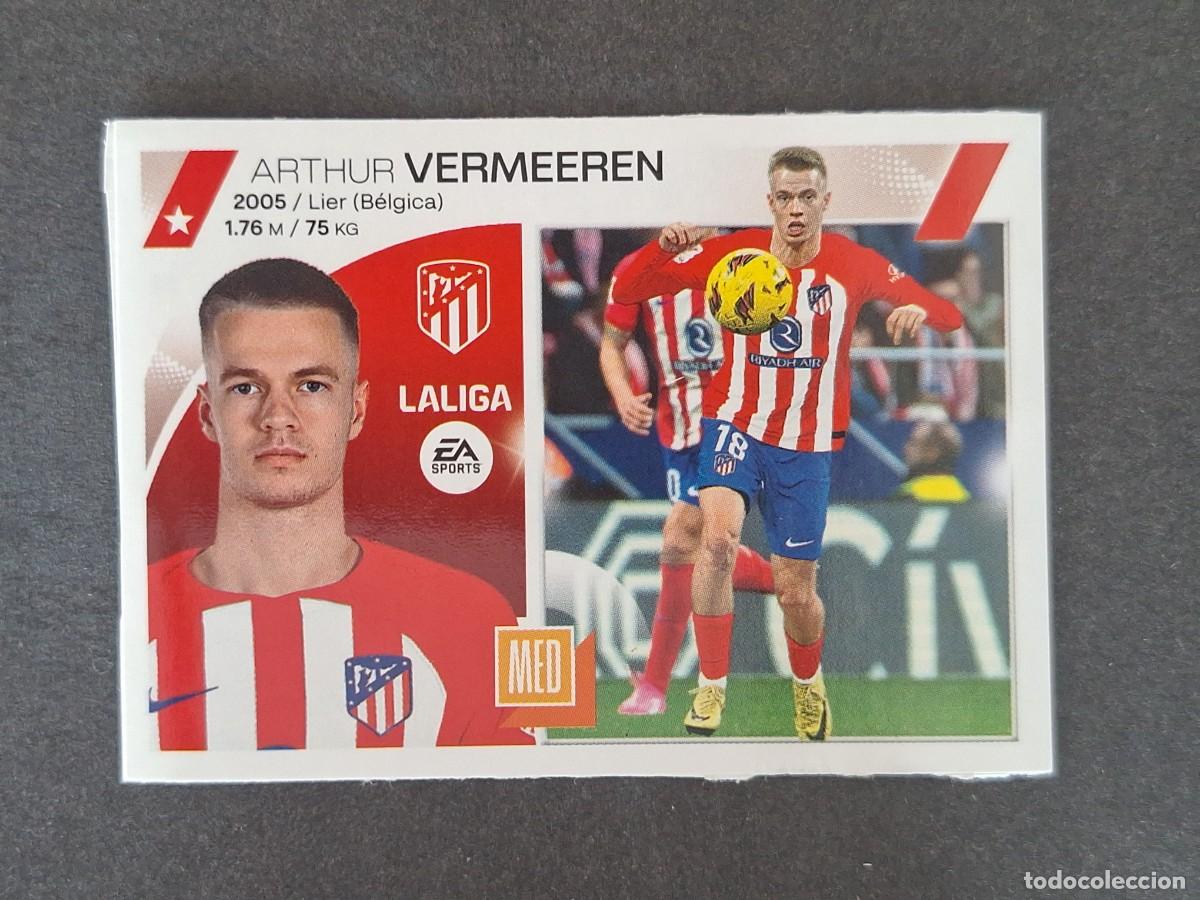 Cartes &agrave; collectionner de Football: L1 VERMEEREN ATLETICO DE MADRID MERCADO INVIERNO LIGA ESTE 2023 2024 23 24 NUNCA PEGADO SIN PEGAR