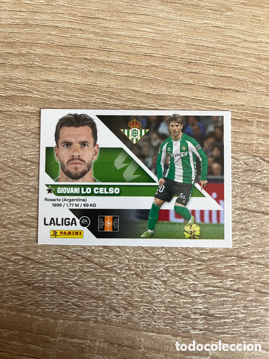 Cartes &agrave; collectionner de Football: 14 LO CELSO LIGA ESTE EDICIONES ESTE 2026 2027 26 27 REAL BETIS