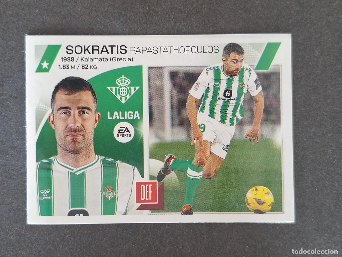 Cartes &agrave; collectionner de Football: L1 SOKRATIS REAL BETIS BALOMPIE MERCADO INVIERNO LIGA ESTE 2023 2024 23 24 NUNCA PEGADO SIN PEGAR