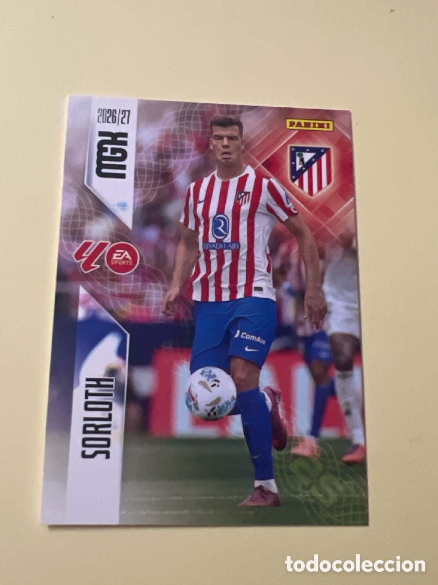 Cartes &agrave; collectionner de Football: C5355. 72 SORLOTH - FICHAS ALBUM MEGACRACKS 2026 2027 MGK 26 27