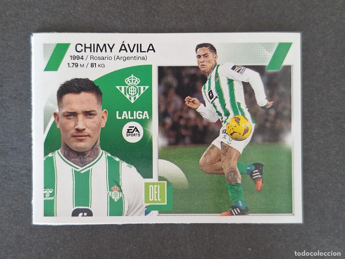 Cartes &agrave; collectionner de Football: L1 CHIMY AVILA REAL BETIS MERCADO INVIERNO LIGA ESTE 2023 2024 23 24 NUNCA PEGADO SIN PEGAR