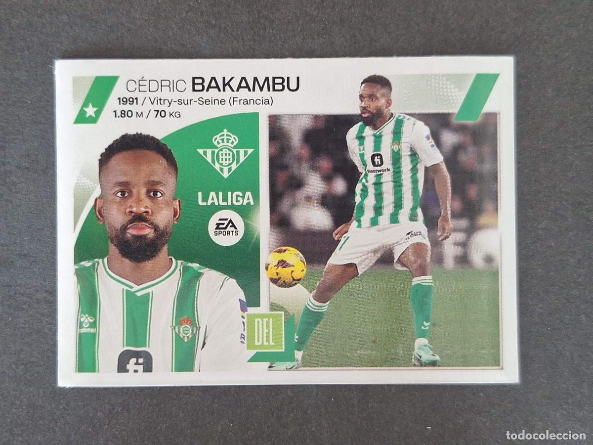 Cartes &agrave; collectionner de Football: L1 BAKAMBU REAL BETIS MERCADO INVIERNO LIGA ESTE 2023 2024 23 24 NUNCA PEGADO SIN PEGAR