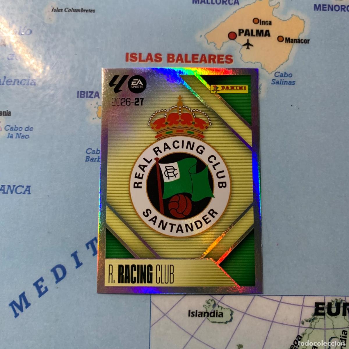 Cartes &agrave; collectionner de Football: Escudo del Racing de Santander n&uacute;mero 1 cromo liga este 26-27 2026-2027