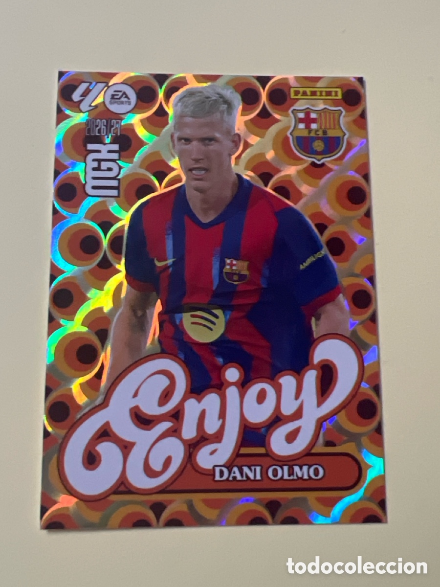Cromos de f&uacute;tbol: C5357. Dani Olmo 381 Panini Megacracks 2026 2027 FC Barcelona 2026 2027