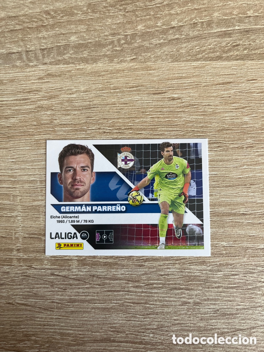 Cromos de f&uacute;tbol: 4 GERM&Aacute;N PARRE&Ntilde;O LIGA ESTE EDICIONES ESTE 2026 2027 26 27 DEPORTIVO DE A CORU&Ntilde;A