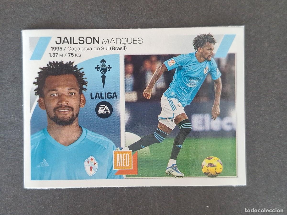Cromos de f&uacute;tbol: L1 JAILSON CELTA DE VIGO MERCADO INVIERNO LIGA ESTE 2023 2024 23 24 NUNCA PEGADO SIN PEGAR