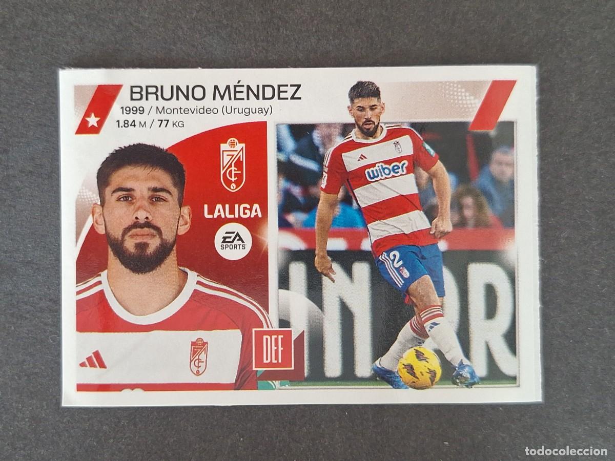 Cromos de f&uacute;tbol: L1 BRUNO MENDEZ GRANADA C. F. MERCADO INVIERNO LIGA ESTE 2023 2024 23 24 NUNCA PEGADO SIN PEGAR