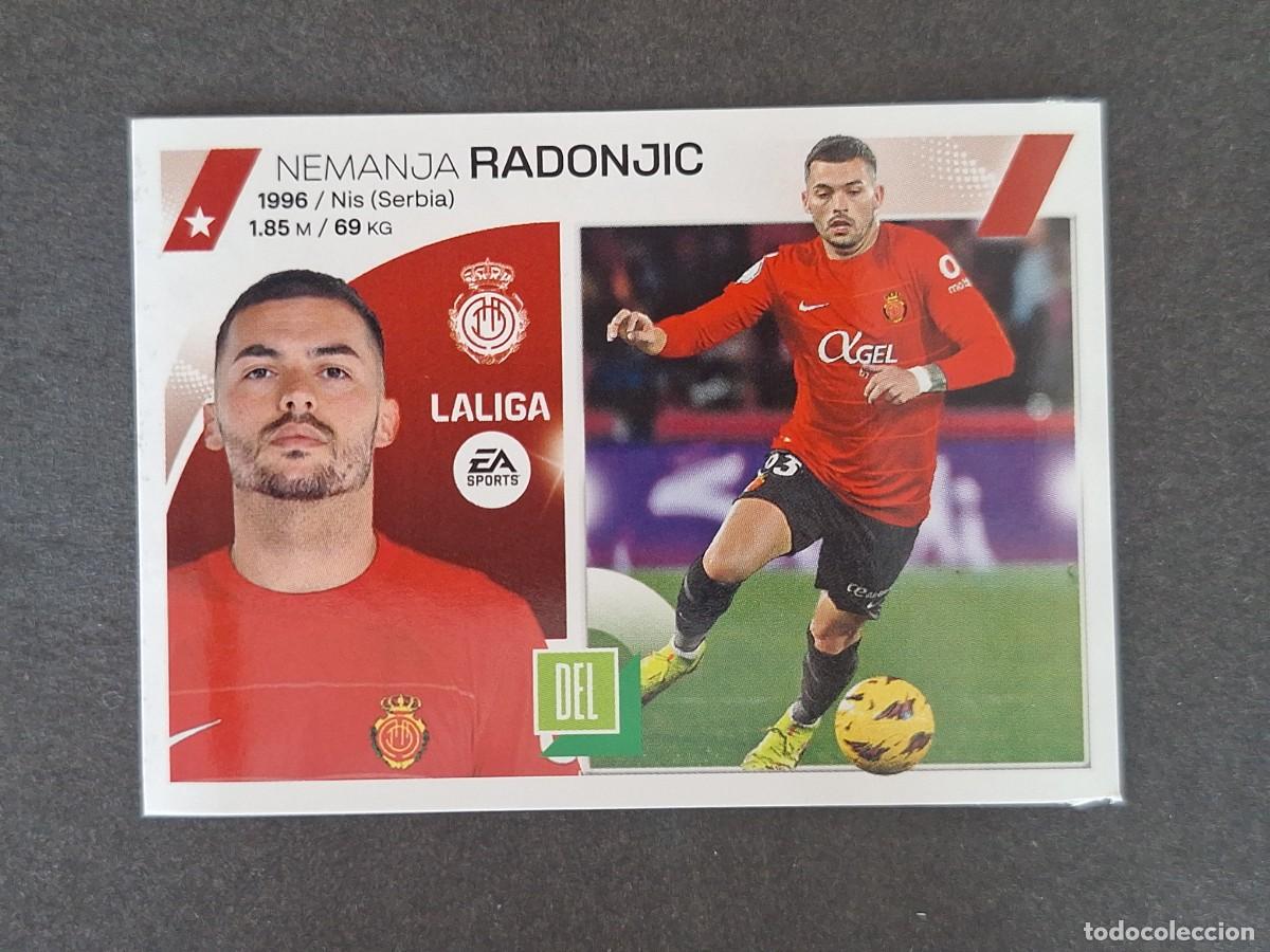 Cartes &agrave; collectionner de Football: L1 RADONJIC R. C. D. MALLORCA MERCADO INVIERNO LIGA ESTE 2023 2024 23 24 NUNCA PEGADO SIN PEGAR