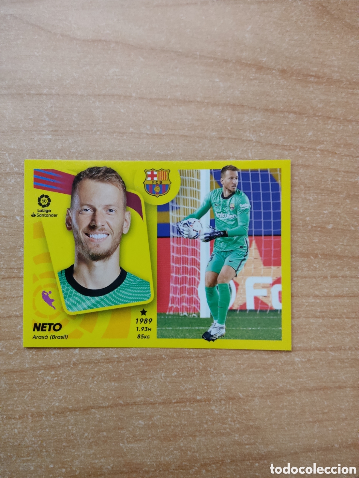 Cromos de f&uacute;tbol: 6 NETO BARCELONA LIGA ESTE 2021 2022