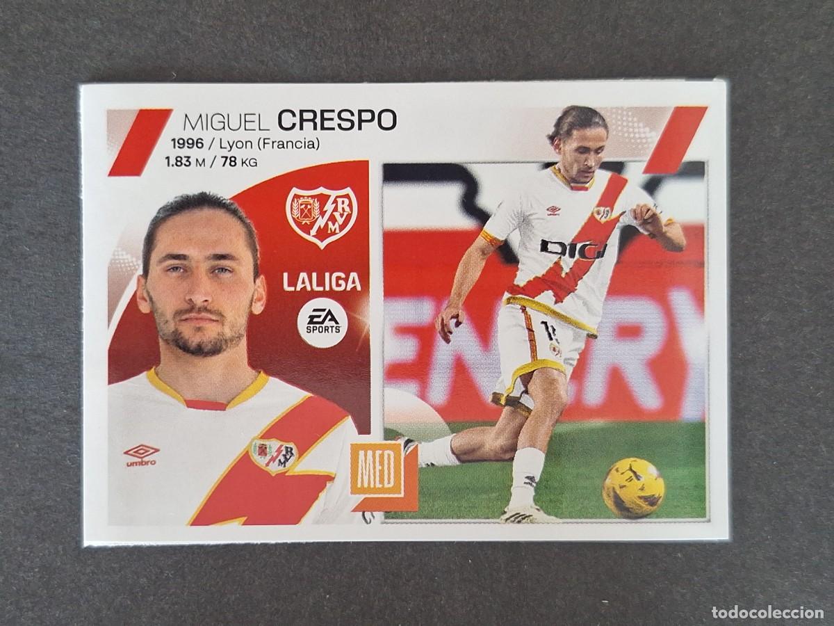 Cromos de f&uacute;tbol: L1 CRESPO RAYO VALLECANO MERCADO INVIERNO LIGA ESTE 2023 2024 23 24 NUNCA PEGADO SIN PEGAR
