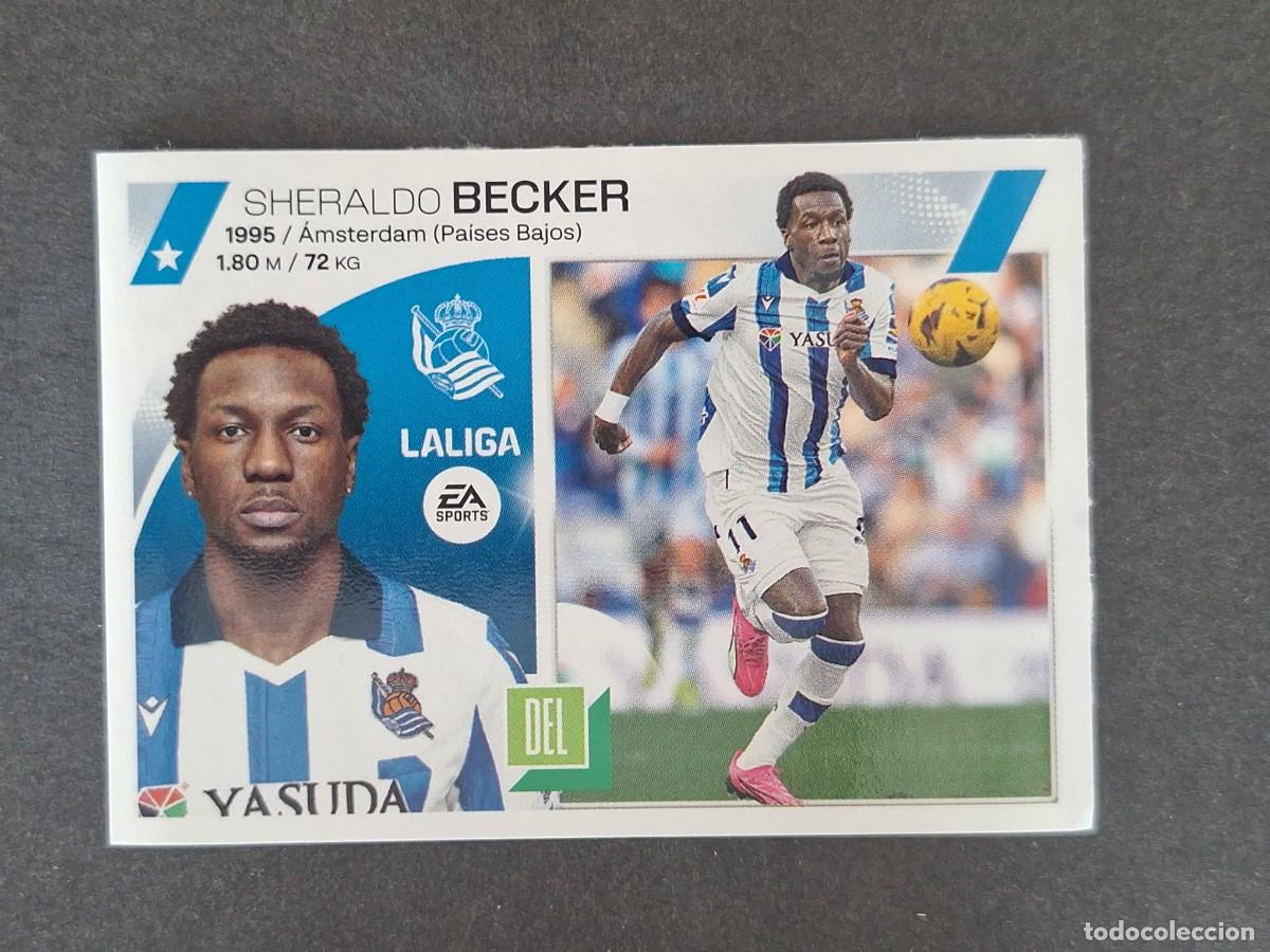 Cromos de f&uacute;tbol: L1 BECKER REAL SOCIEDAD MERCADO INVIERNO LIGA ESTE 2023 2024 23 24 NUNCA PEGADO SIN PEGAR