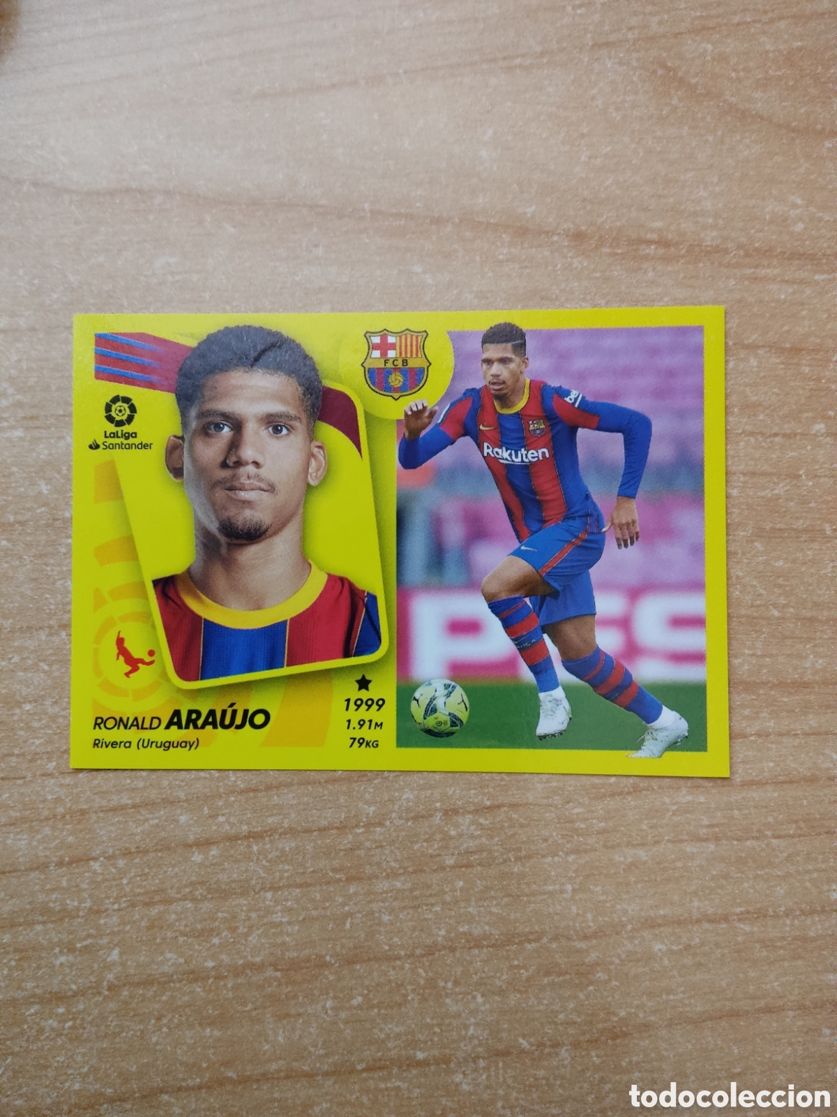 Cromos de f&uacute;tbol: 9 ARAUJO BARCELONA LIGA ESTE 2021 2022