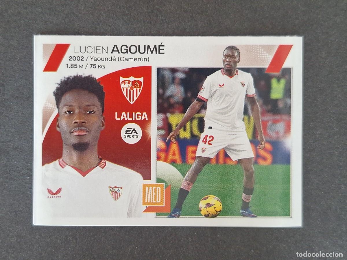 Cromos de f&uacute;tbol: L1 AGOUME SEVILLA F. C. MERCADO INVIERNO LIGA ESTE 2023 2024 23 24 NUNCA PEGADO SIN PEGAR