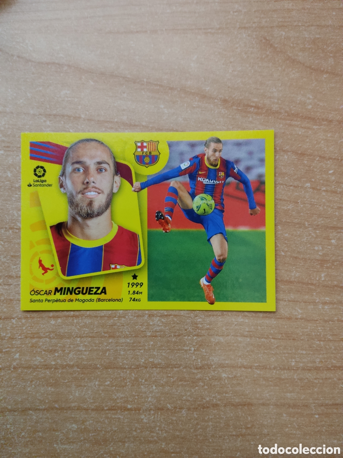 Cromos de f&uacute;tbol: 10 MINGUEZA BARCELONA LIGA ESTE 2021 2022