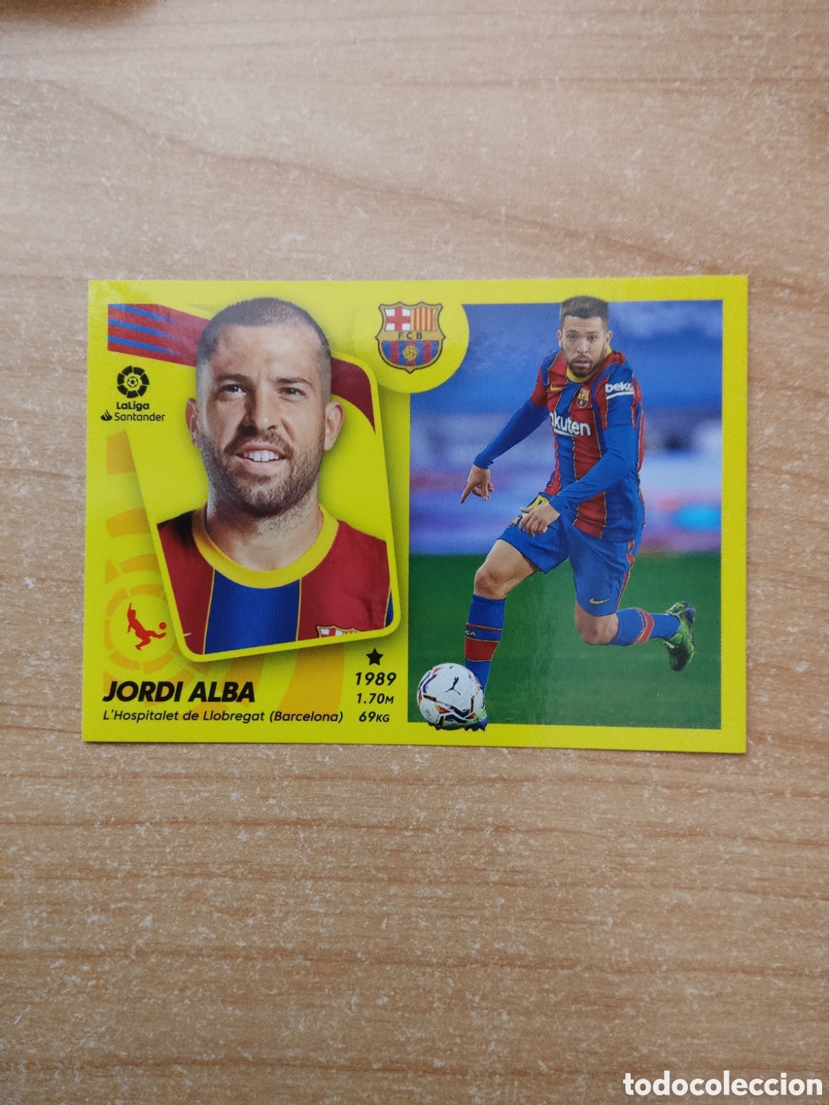 Fu&szlig;ball-Sticker: 12 JORDI ALBA BARCELONA LIGA ESTE 2021 2022