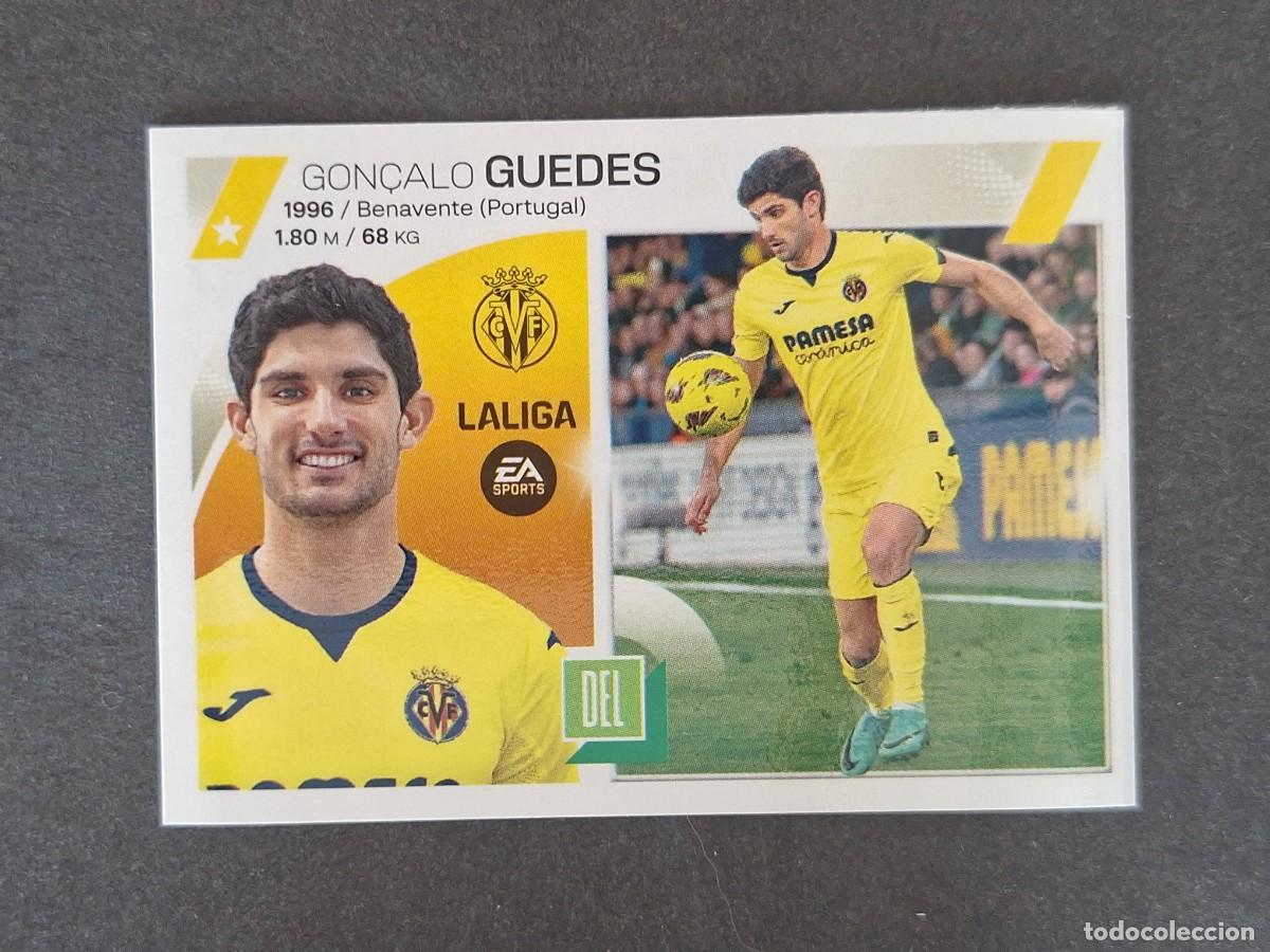 Cromos de f&uacute;tbol: L1 GUEDES VILLARREAL C. F. MERCADO INVIERNO LIGA ESTE 2023 2024 23 24 NUNCA PEGADO SIN PEGAR