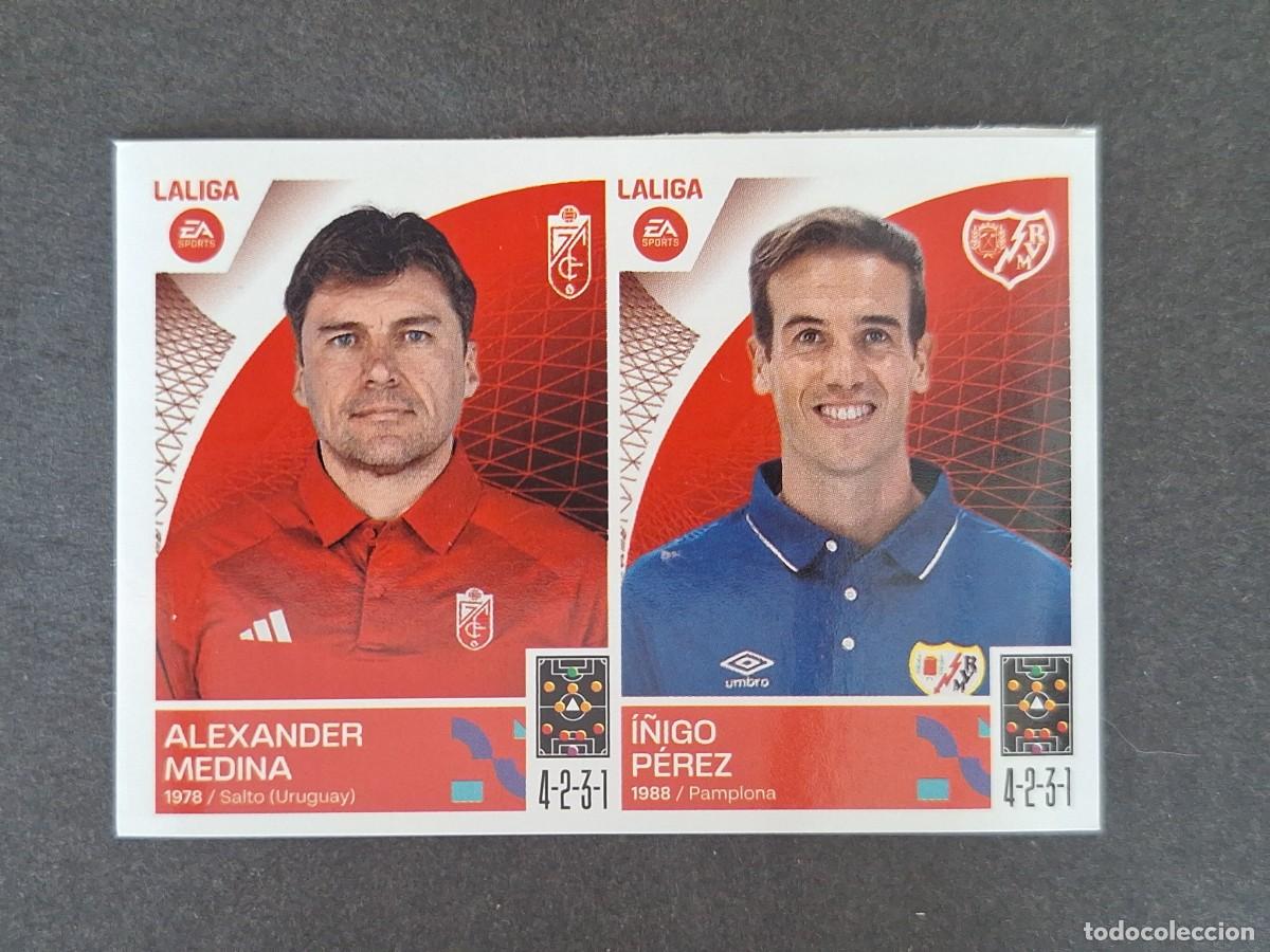 Cromos de f&uacute;tbol: L1 ALEXANDER MEDINA - I&Ntilde;IGO PEREZ MERCADO INVIERNO LIGA ESTE 2023 2024 23 24 NUNCA PEGADO SIN PEGAR