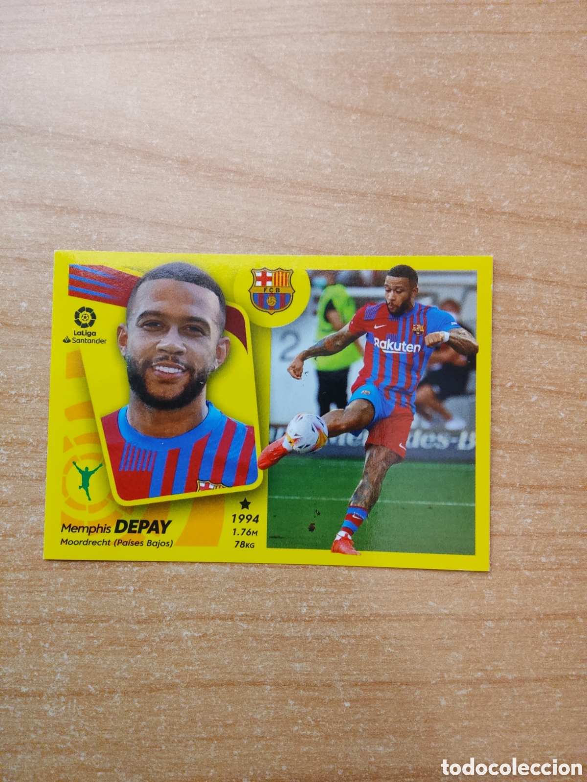 Cromos de f&uacute;tbol: 22 DEPAY ULTIMO FICHAJE BARCELONA LIGA ESTE 2021 2022