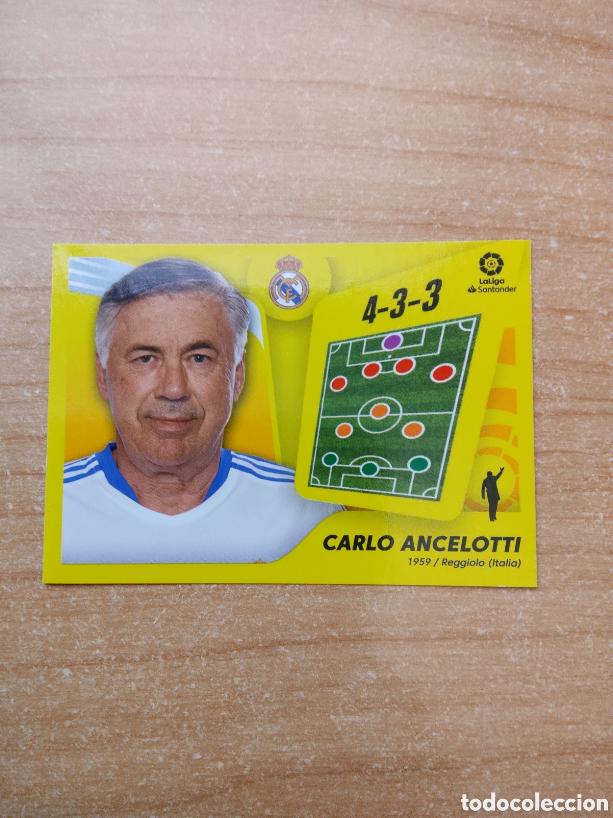 Cromos de f&uacute;tbol: 2 CARLO ANCELOTTI REAL MADRID LIGA ESTE 2021 2022
