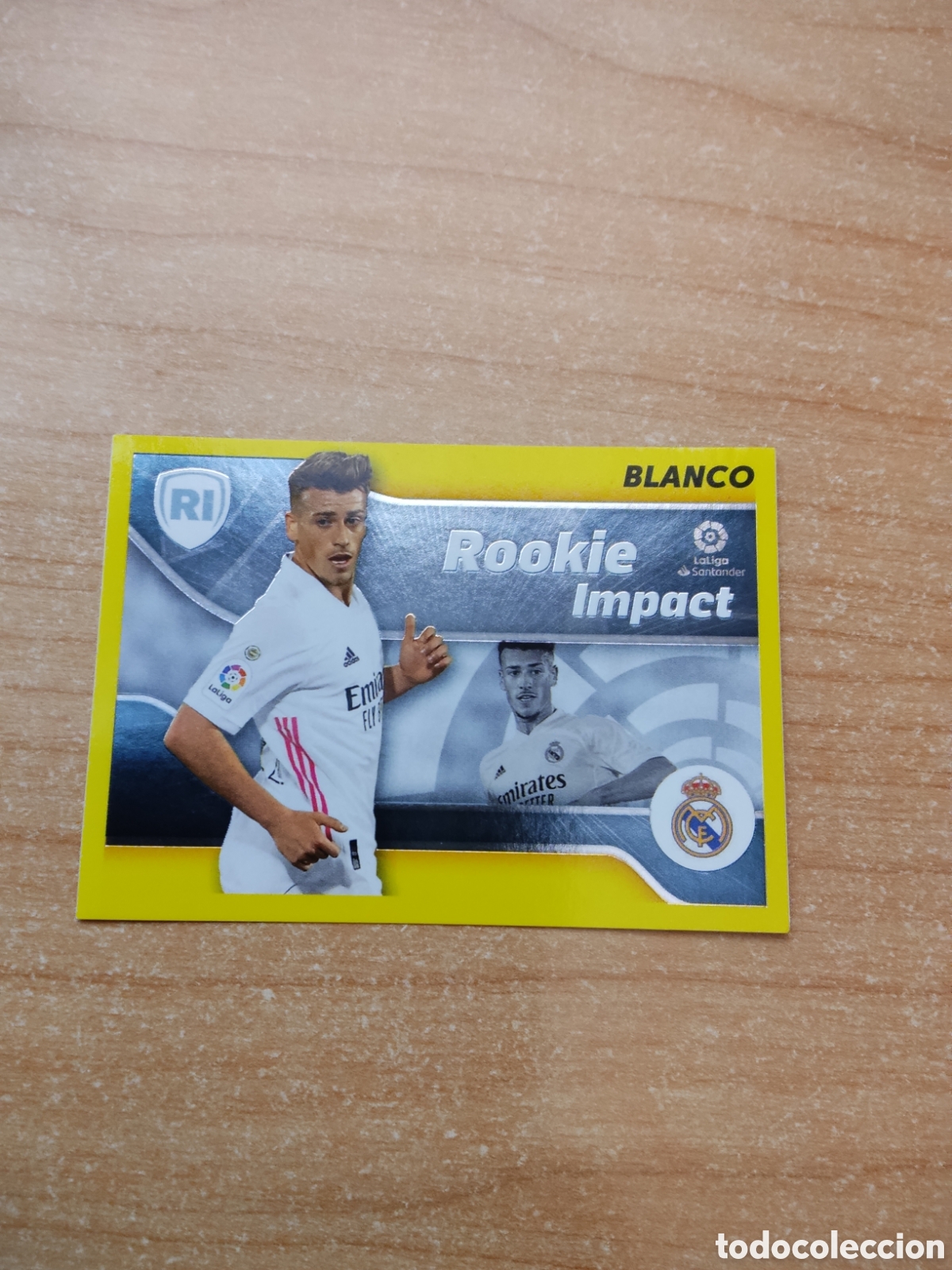 Cromos de f&uacute;tbol: 4 BLANCO ROOKIE IMPACT REAL MADRID LIGA ESTE 2021 2022