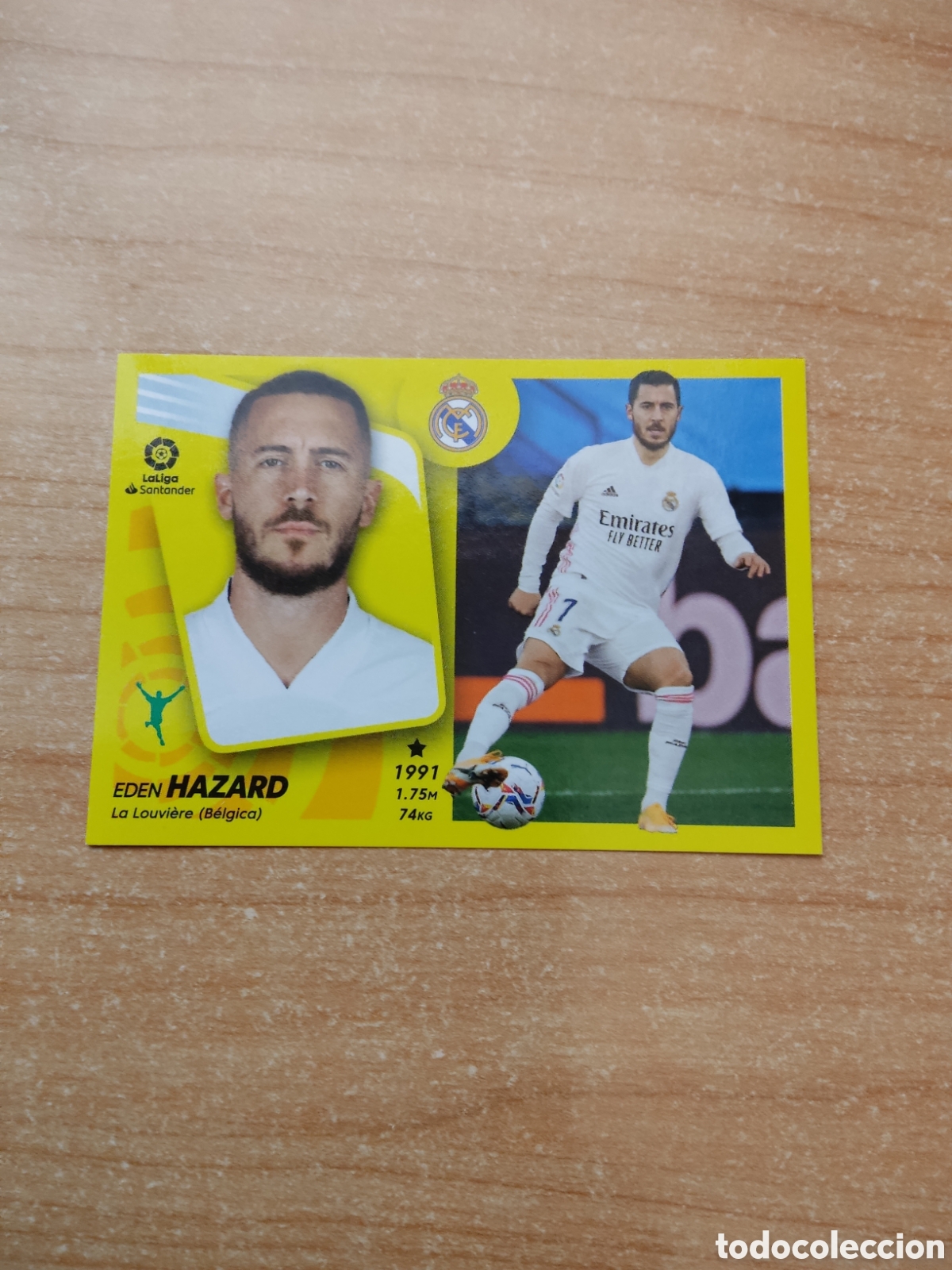 Cromos de f&uacute;tbol: 18 A HAZARD REAL MADRID LIGA ESTE 2021 2022
