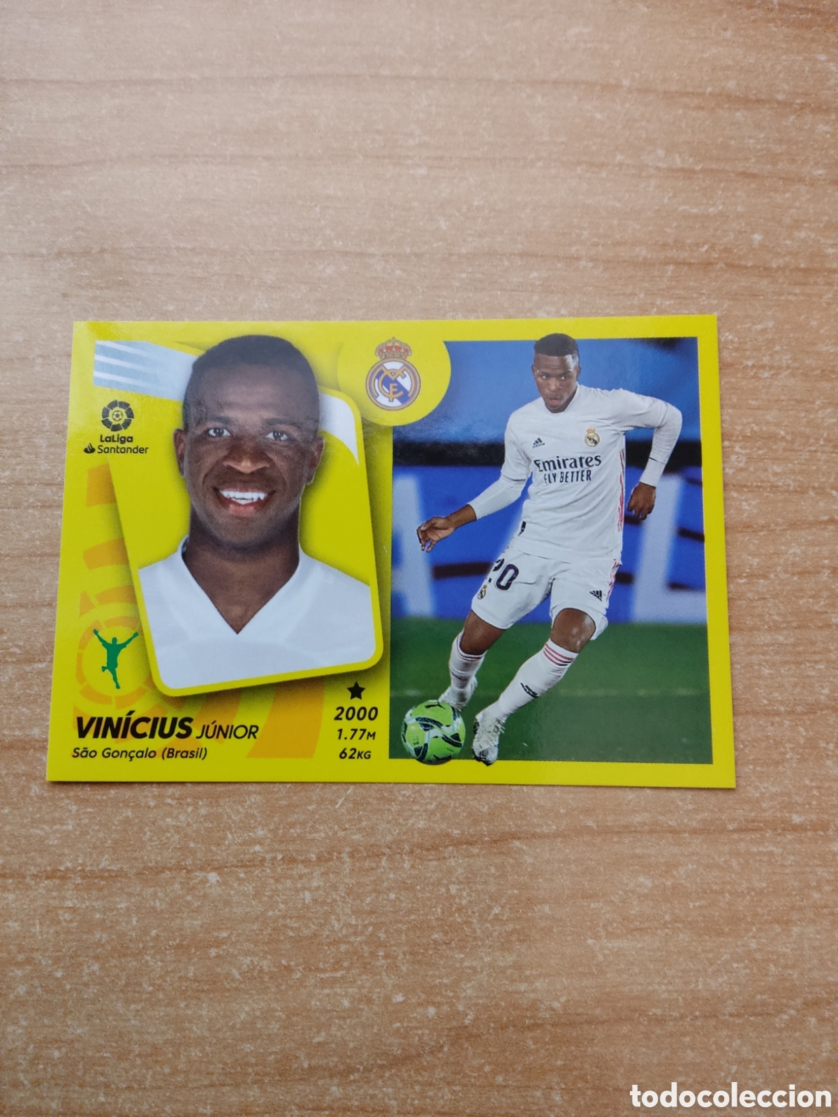 Cromos de f&uacute;tbol: 20 VINICIUS JUNIOR REAL MADRID LIGA ESTE 2021 2022