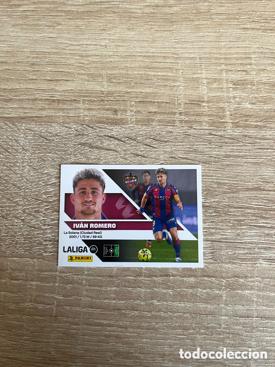 Cartes &agrave; collectionner de Football: 18 IV&Aacute;N ROMERO LIGA ESTE EDICIONES ESTE 2026 2027 26 27 LEVANTE