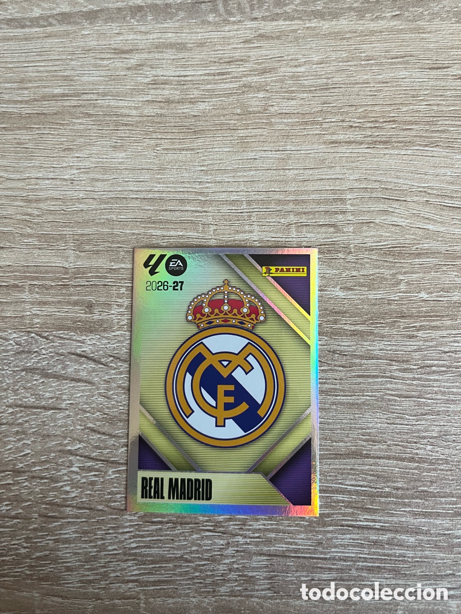 Cartes &agrave; collectionner de Football: 1 ESCUDO LIGA ESTE EDICIONES ESTE 2026 2027 26 27 REAL MADRID