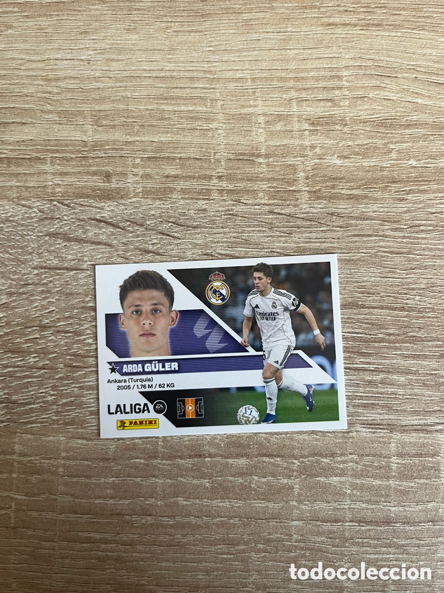 Cartes &agrave; collectionner de Football: 15 A ARDA GULER LIGA ESTE EDICIONES ESTE 2026 2027 26 27 REAL MADRID