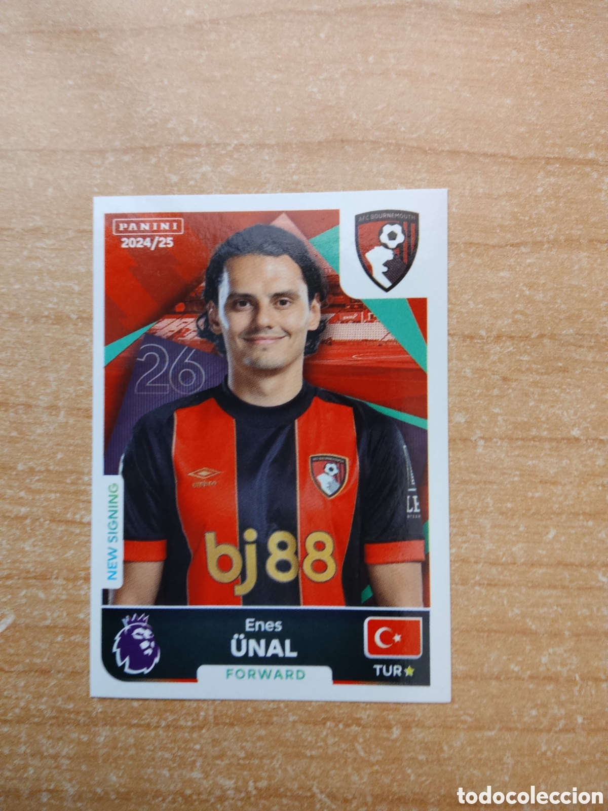 Figurine di Calcio: 50 ENES UNAL BOURNEMOUTH PREMIER LEAGUE 2024 2025