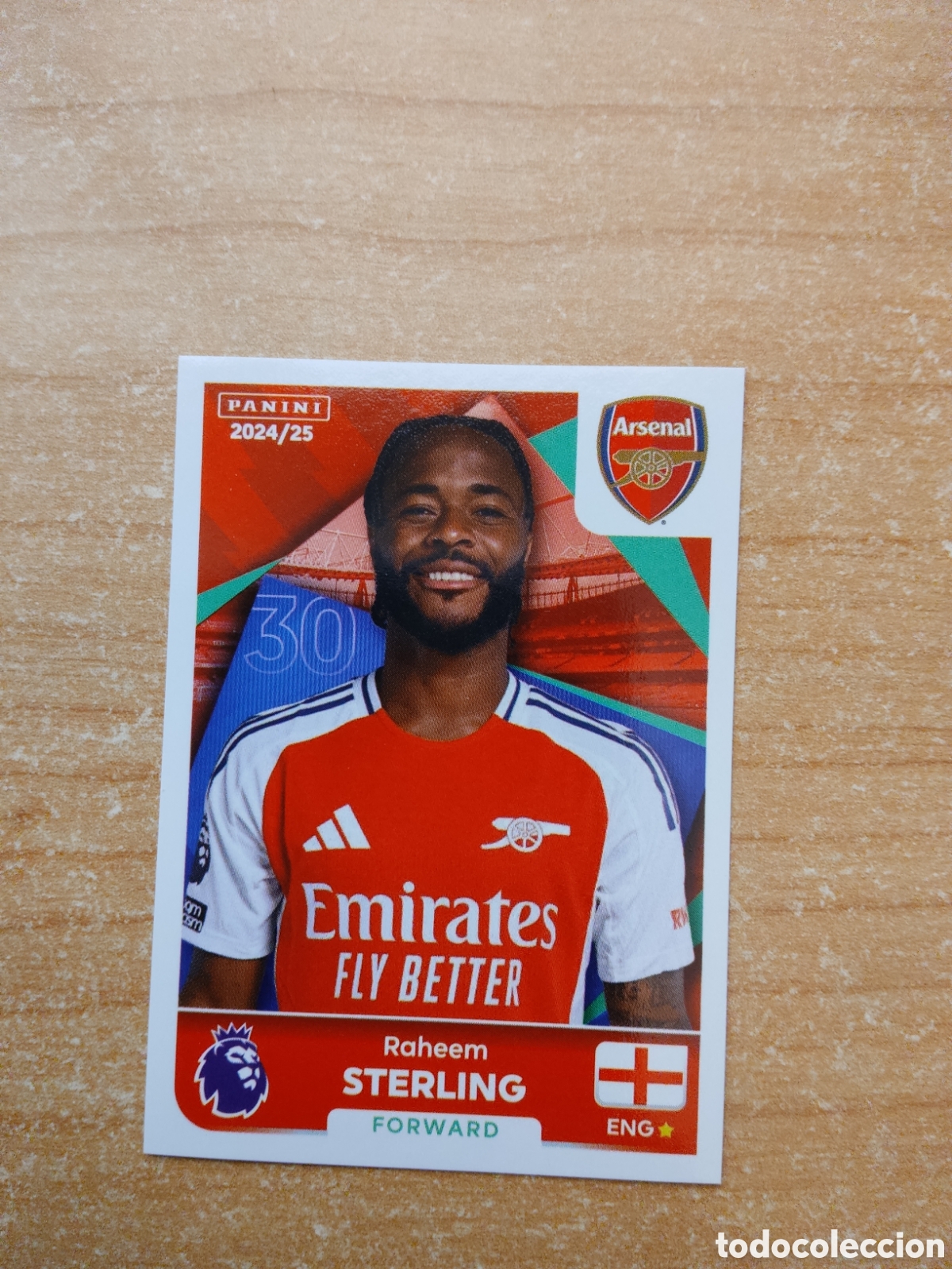 Cromos de f&uacute;tbol: 79 STERLING ARSENAL PREMIER LEAGUE 2024 2025