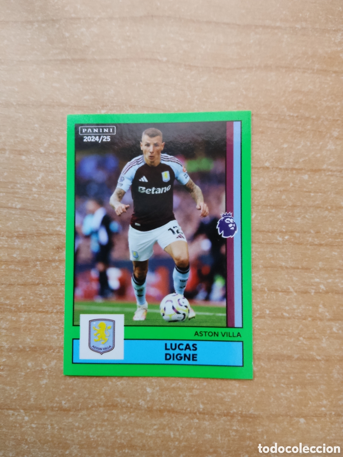 Cromos de f&uacute;tbol: 321 LUCAS DIGNE ASTON VILLA PREMIER LEAGUE 2024 2025
