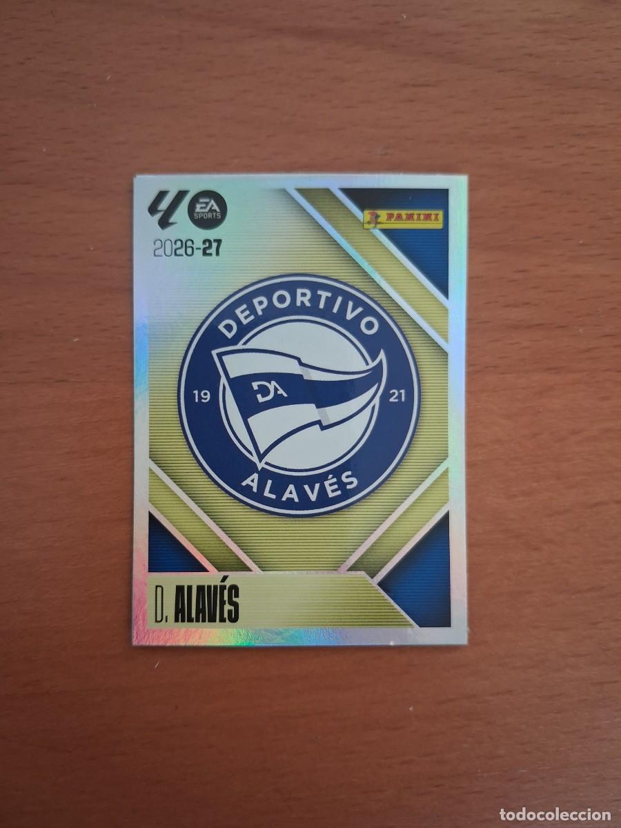 Cromos de f&uacute;tbol: Ediciones Este 2026 2027 26 27 Deportivo Alaves 1 Escudo