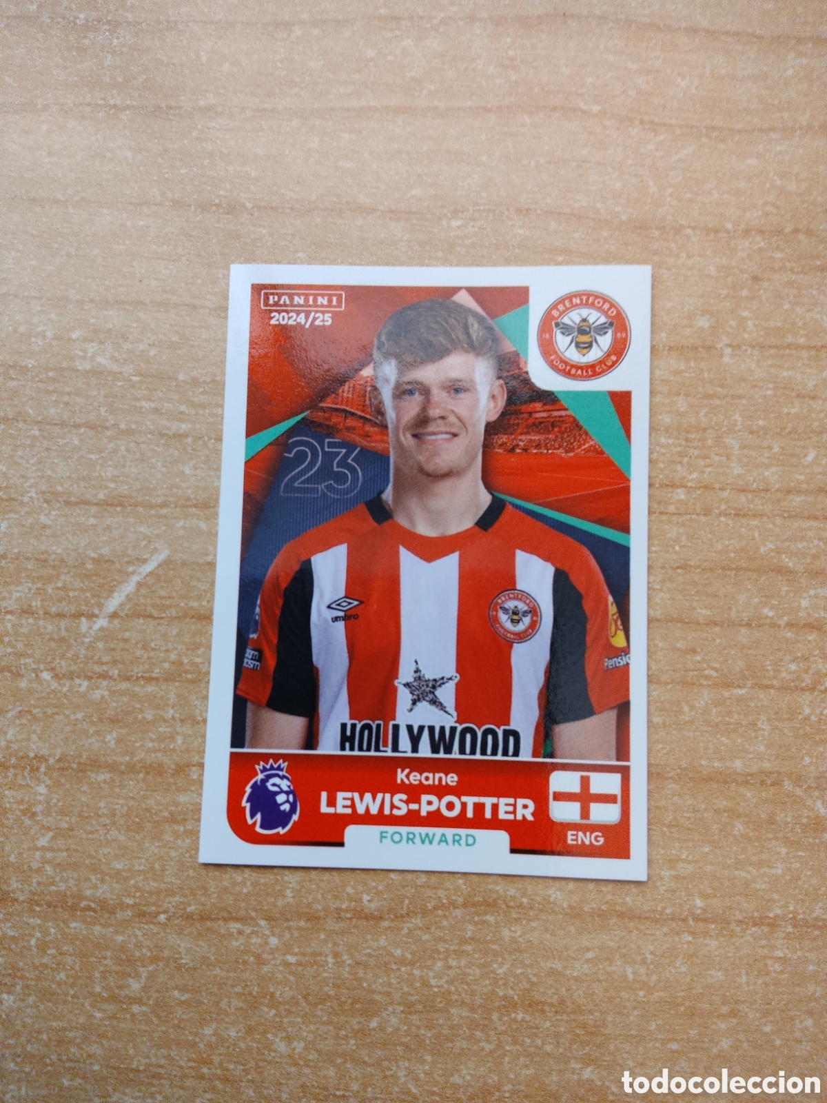 Fu&szlig;ball-Sticker: 131 LEWIS POTTER BRENTFORD PREMIER LEAGUE 2024 2025