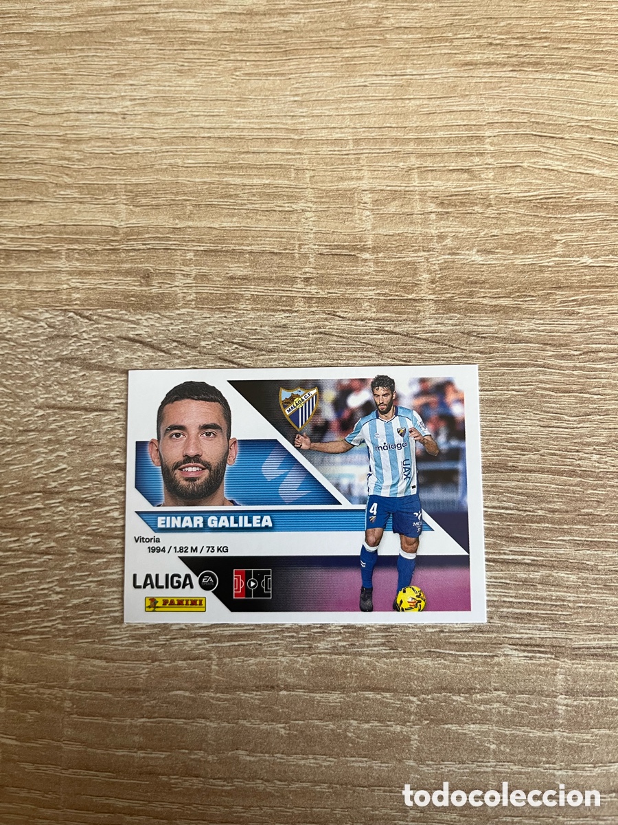 Fu&szlig;ball-Sticker: 8 EINAR GALILEA LIGA ESTE EDICIONES ESTE 2026 2027 26 27 M&Aacute;LAGA