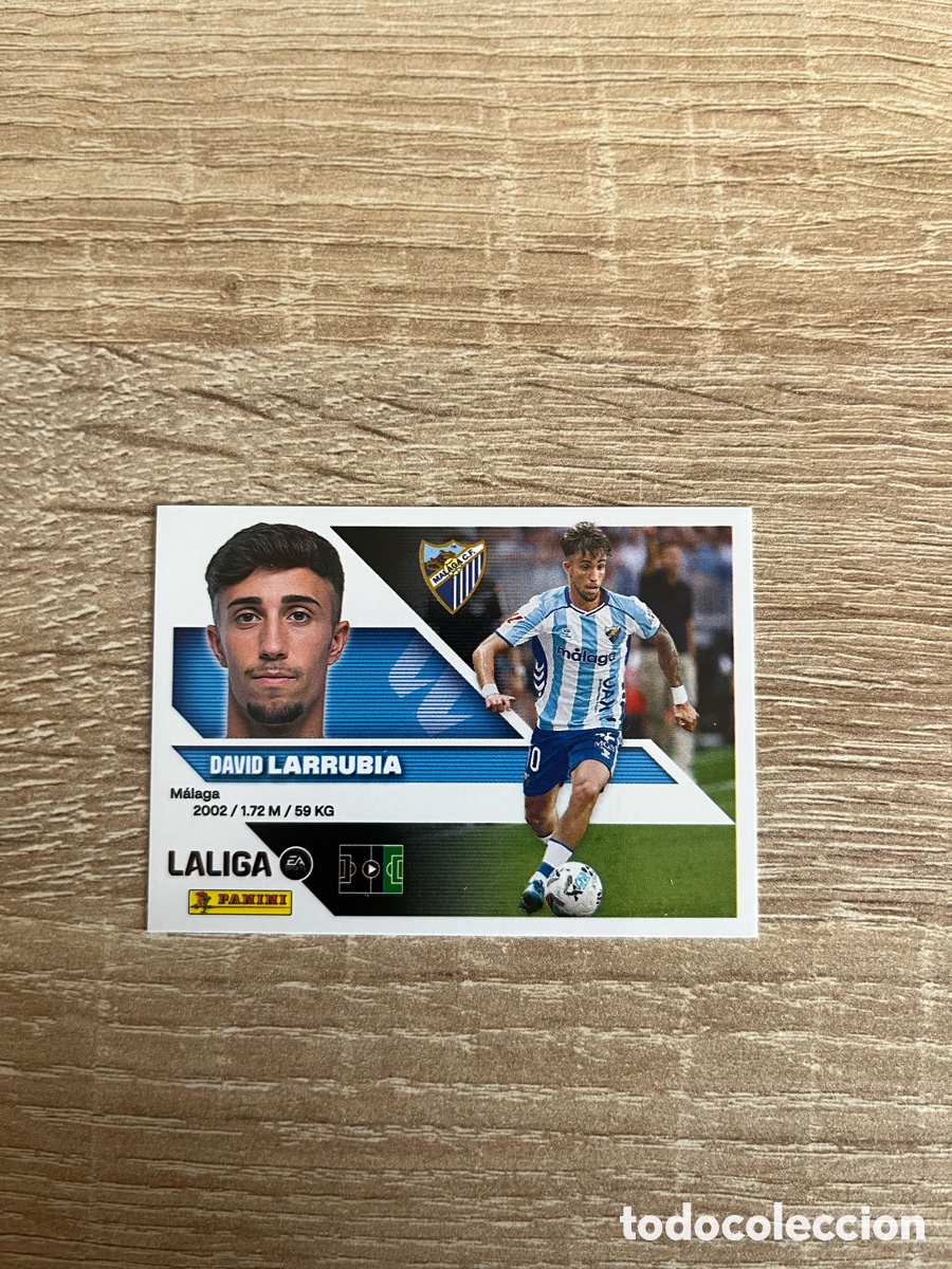 Fu&szlig;ball-Sticker: 16 LARRUBIA LIGA ESTE EDICIONES ESTE 2026 2027 26 27 M&Aacute;LAGA