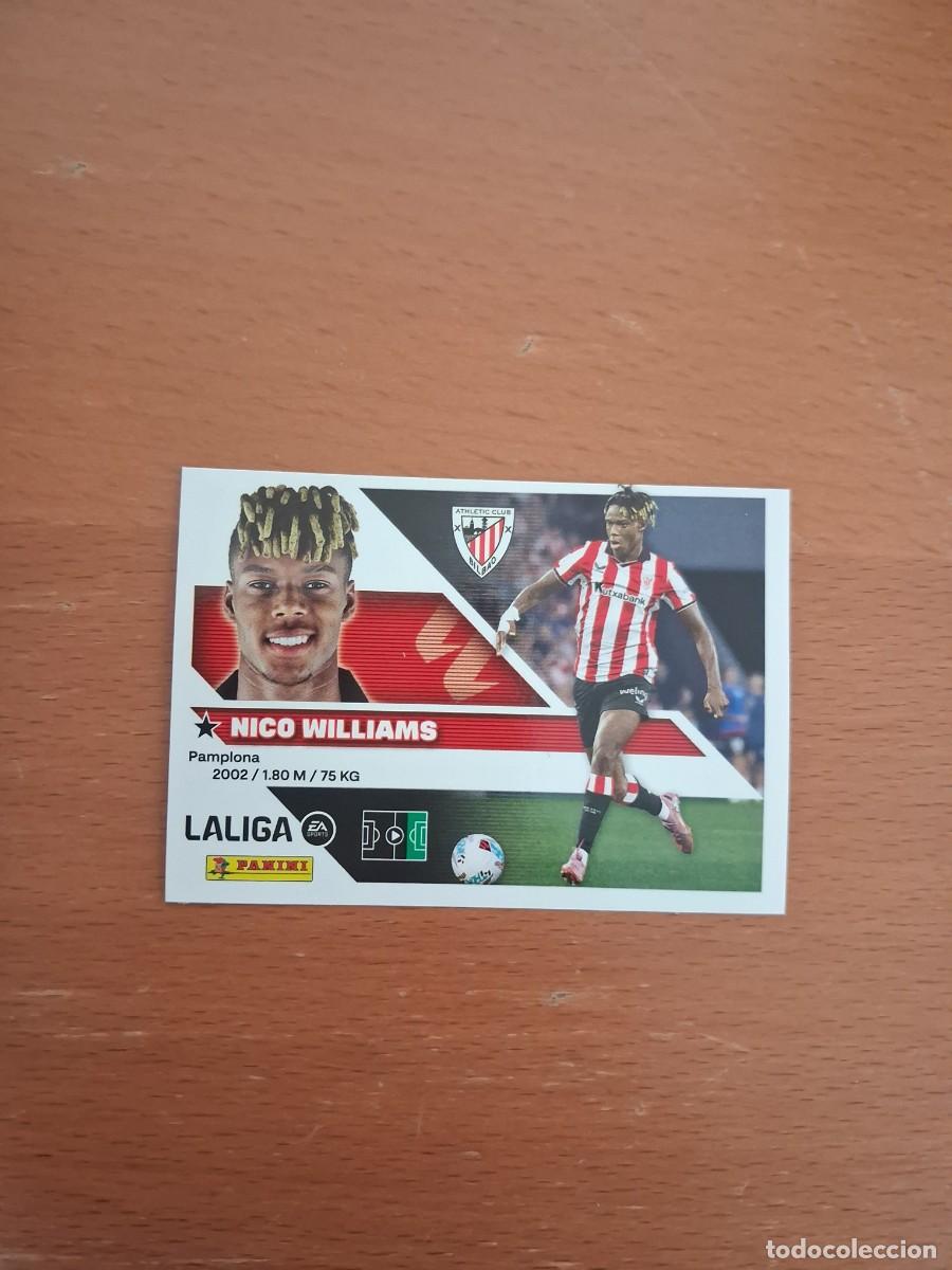 Cromos de f&uacute;tbol: Ediciones Este 2026 2027 26 27 Athletic Club 18 Nico Williams