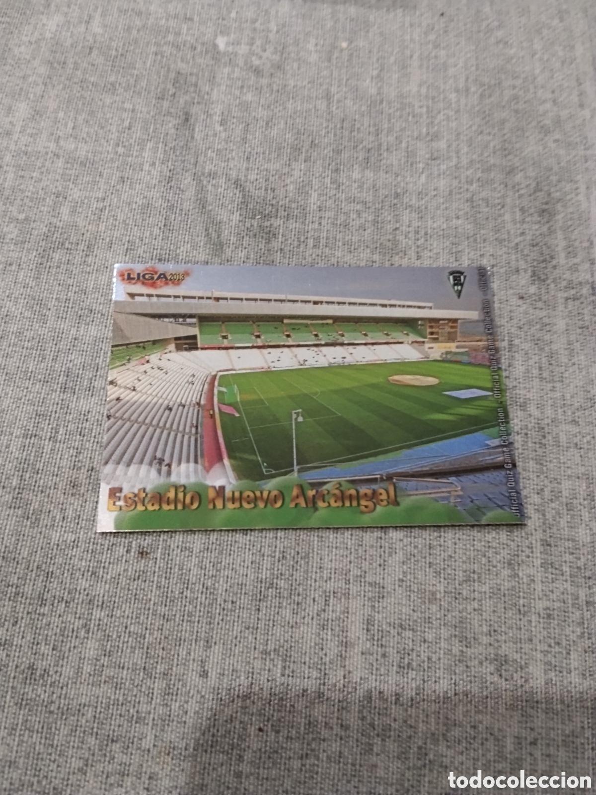 Cromos de f&uacute;tbol: MUNDICROMO QUIZ GAME 2013 ( 2012 13 ) N&ordm; 803 ESTADIO EL ARCANGEL CORDOBA CF ( VERSI&Oacute;N BRILLO LISO )