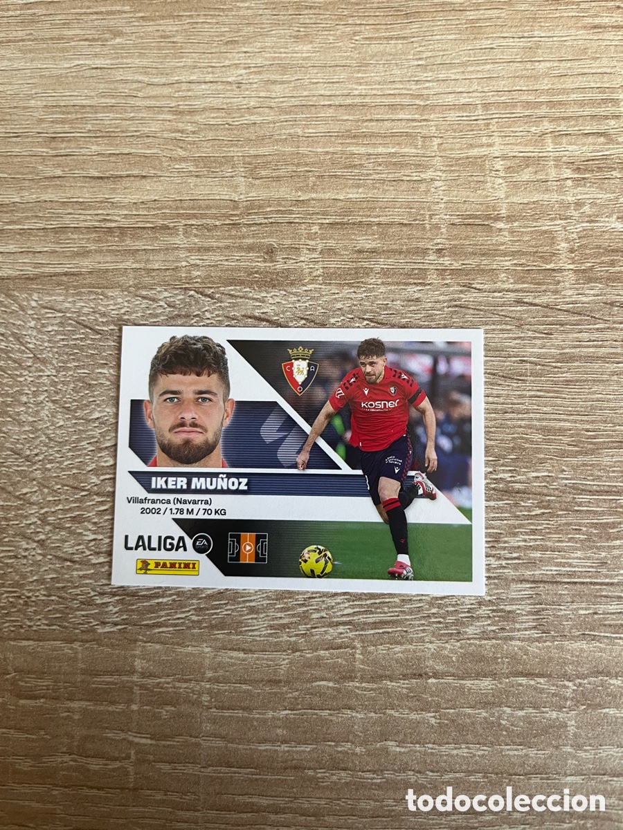 Cromos de f&uacute;tbol: 13 B IKER MU&Ntilde;OZ LIGA ESTE EDICIONES ESTE 2026 2027 26 27 OSASUNA