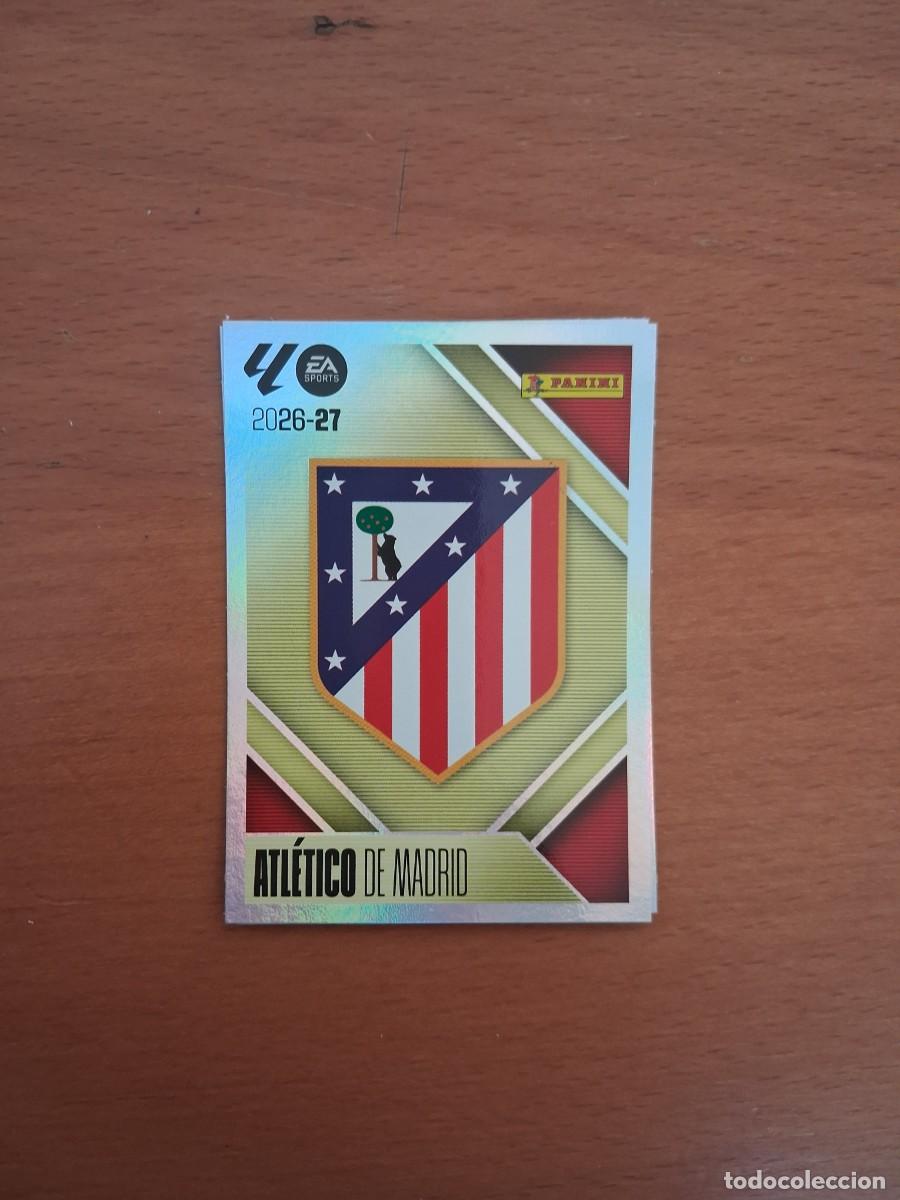 Cromos de f&uacute;tbol: Ediciones Este 2026 2027 26 27 Atletico de Madrid 1 Escudo
